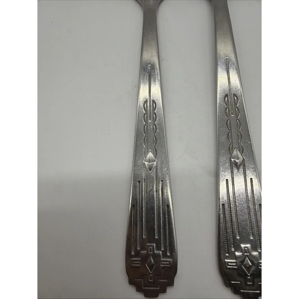 Zia International INSZIA1 Dinner Fork 1847 Rogers Brothers Stainless Steel 3 Lot